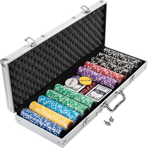 Pokerkoffer 2000 chips 1000 pokerchips wegen al sneltussen de 10 en 14 kilo